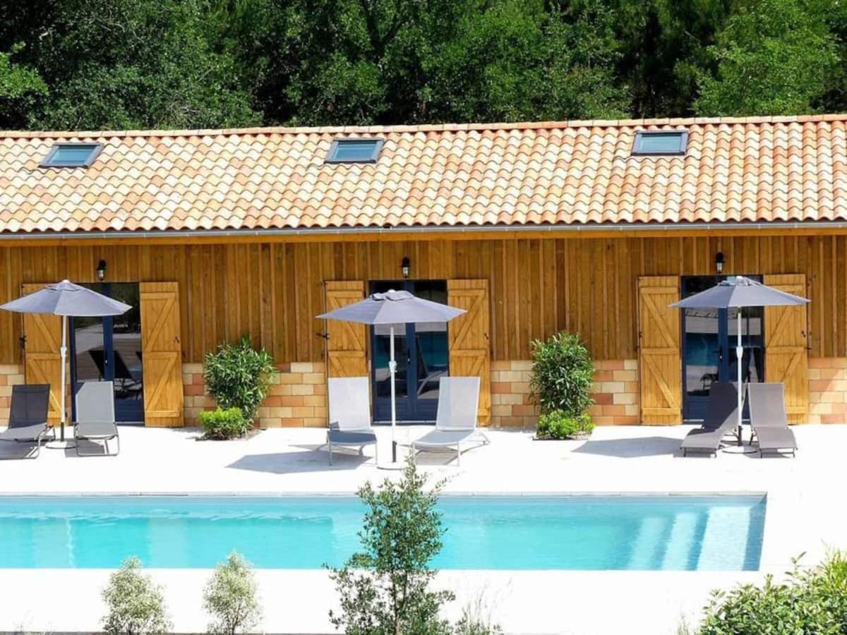Domaine De La Grange Bed and Breakfast Carcans Exteriör bild