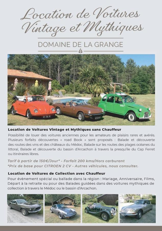 Domaine De La Grange Bed and Breakfast Carcans Exteriör bild